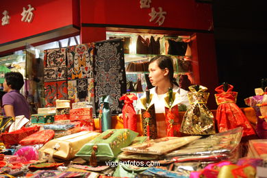 Calles y ambiente de la Guilin. 