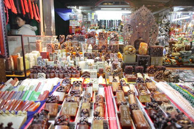 Calles y ambiente de la Guilin. 