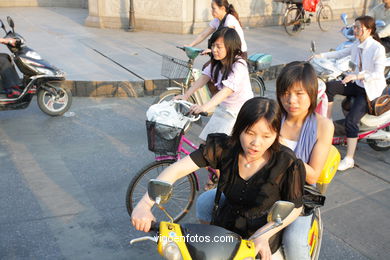 Ruas e ambiente da Guilin . 