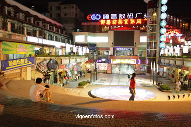 Calles y ambiente de la Guilin. 