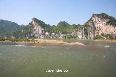 Landscapes of Li River. 