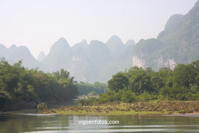 Landscapes of Li River. 