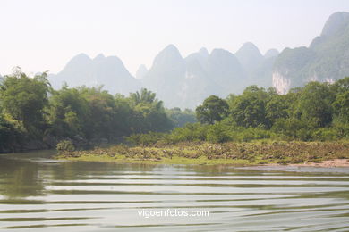 Landscapes of Li River. 