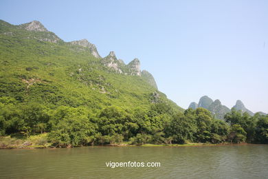 Landscapes of Li River. 