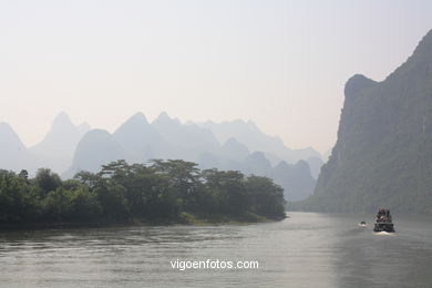 Landscapes of Li River. 