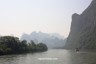 Landscapes of Li River. 