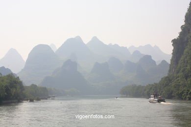 Landscapes of Li River. 