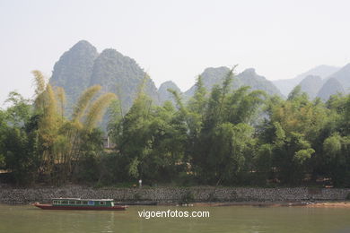 Landscapes of Li River. 