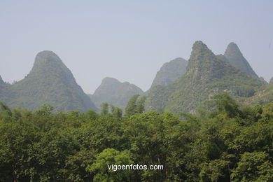 Landscapes of Li River. 