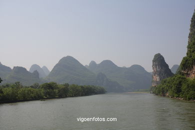 Landscapes of Li River. 