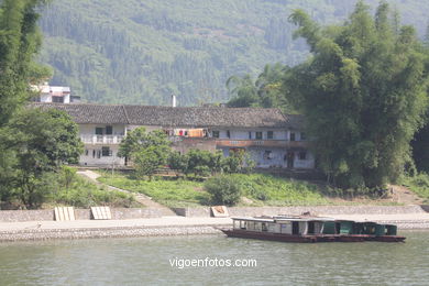 Landschaften von Li-Fluss. 