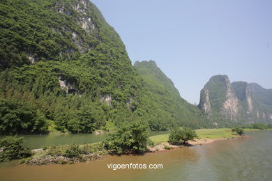 Landscapes of Li River. 