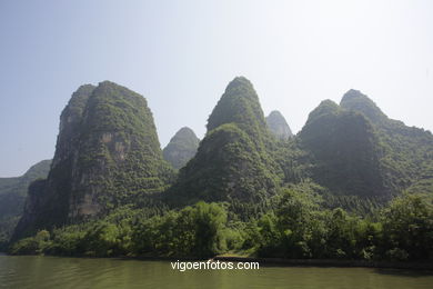 Landscapes of Li River. 