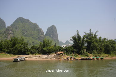 Landscapes of Li River. 