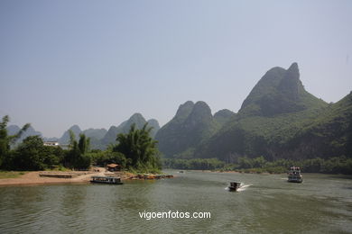 Landscapes of Li River. 