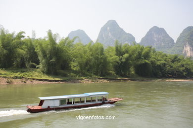 Landscapes of Li River. 