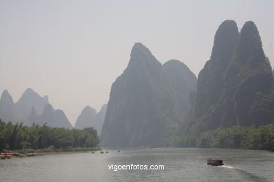 Landscapes of Li River. 