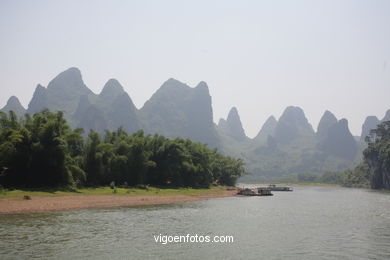 Landscapes of Li River. 