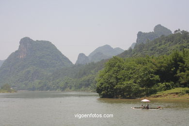 Landscapes of Li River. 