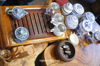 Traditional tea plantation.