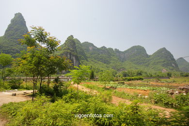 Landschaften wachsenden Guilin