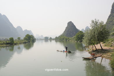 Landschaften Yulong River. 