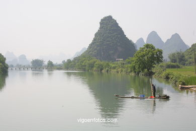 Landschaften Yulong River. 