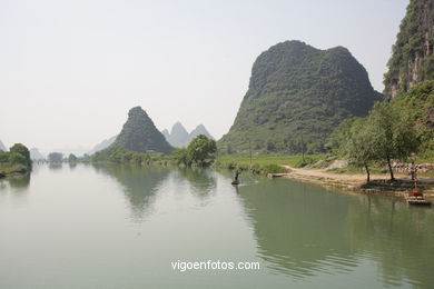 Paisagens rio Yulong . 