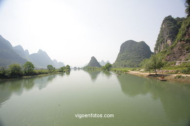 Landscapes Yulong River. 