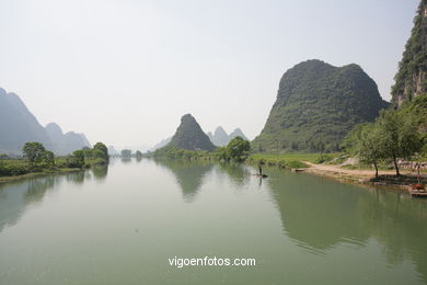 Landscapes Yulong River. 