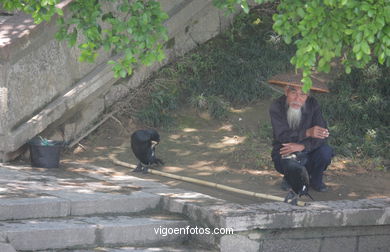 Leute Yangshuo County. 