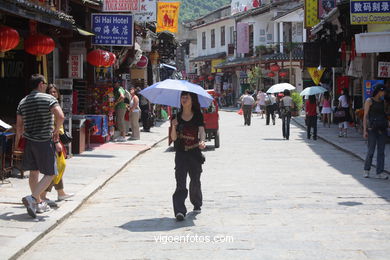 Leute Yangshuo County. 