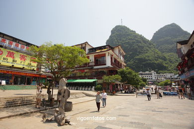 Leute Yangshuo County. 