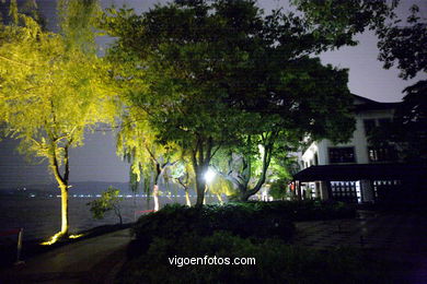 Calles de Hangzhou. 