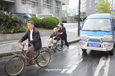 Ruas de Hangzhou. 