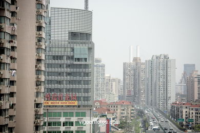 Ruas de Shanghai .