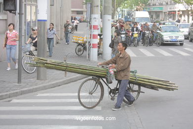 Ruas de Shanghai .