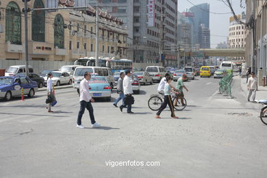 Ruas de Shanghai . 