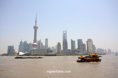 Skyscrapers. Skyline Shanghai. 