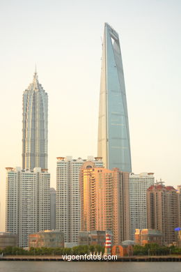 Skyscrapers. Skyline Shanghai. 