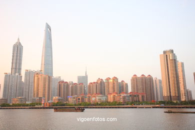 Skyscrapers. Skyline Shanghai.