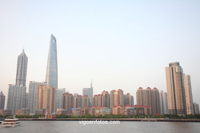 Skyscrapers. Skyline Shanghai.