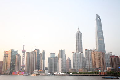 Skyscrapers. Skyline Shanghai.