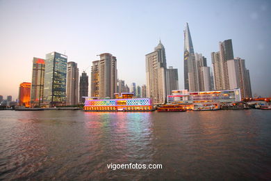 Skyscrapers. Skyline Shanghai.