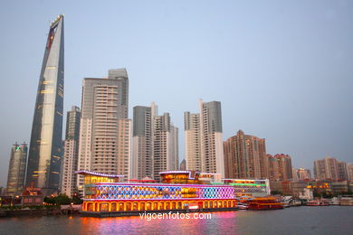 Skyscrapers. Skyline Shanghai. 