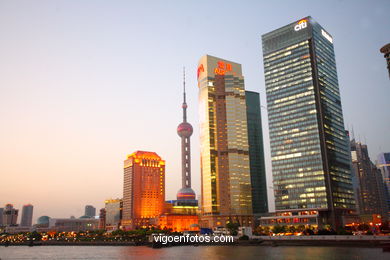 Skyscrapers. Skyline Shanghai. 