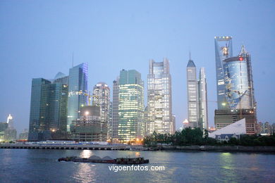 Skyscrapers. Skyline Shanghai. 