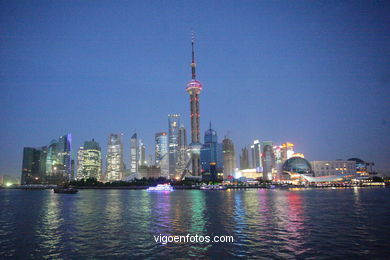 Skyscrapers. Skyline Shanghai. 