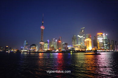 Skyscrapers. Skyline Shanghai.