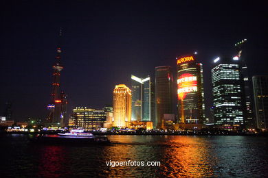 Skyscrapers. Skyline Shanghai.
